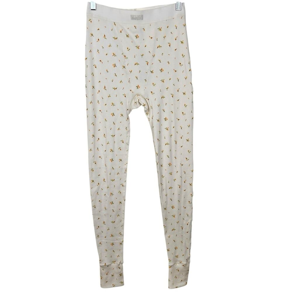 NEW Skims Cotton Rib Legging S Marigold Rosebud - Picture 2 of 6